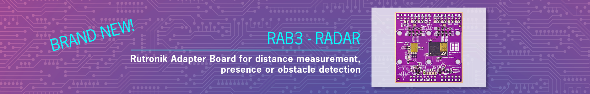 Rutronik Adapter Board – RAB3 for Radar