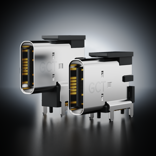 16-pin Flag Type USB Type-C with 2 height profiles 16-pin Image of a Flag Type USB Type-C with 2 height profiles