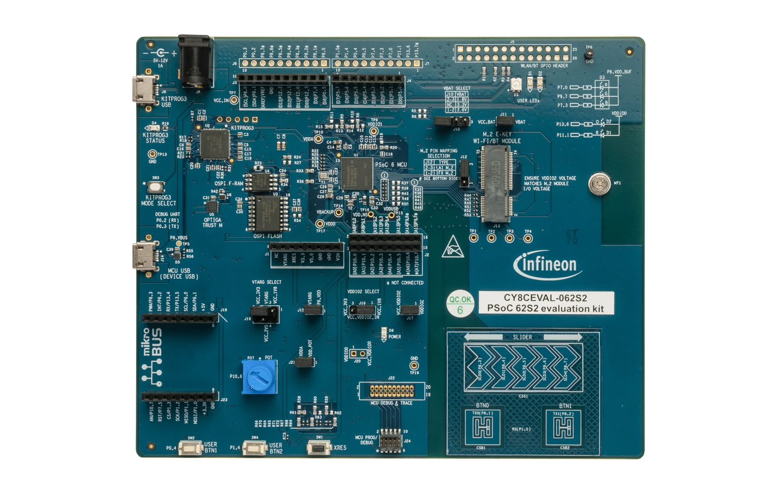 Infineon PSoC™ 62S2 evaluation kit