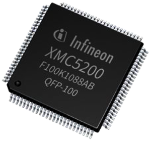 sample image Infineon XMC5200 Sample image of an Infineon XMC5200 high-performance dual-core MCU
