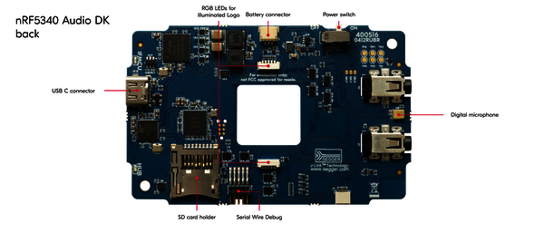 Nordic nRF5340 Audio DK Back