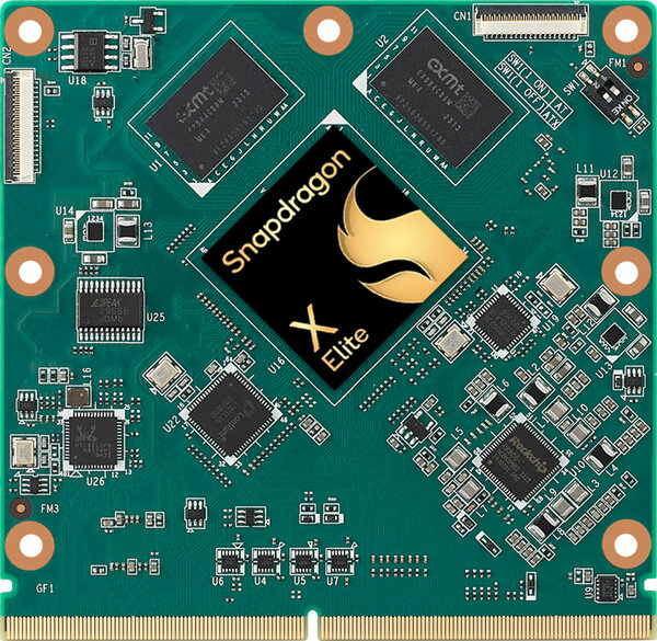 Figure 9: Advantech’s AOM-7721 is powered by a Qualcomm X Elite SoC for machine image processing and AI applications. (Source Advantech)