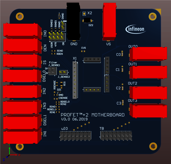 The PROFET ONE4ALL MB V1 motherboard