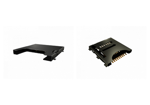 microSD and SD card slots from Amphenol CS 