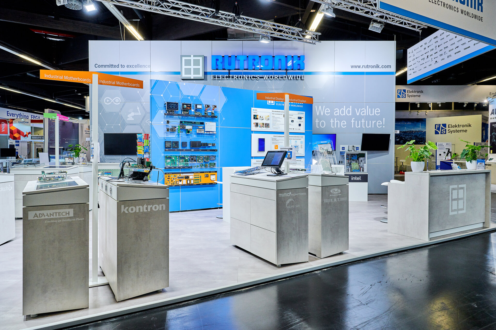 Rutronik booth at Embedded World 2023