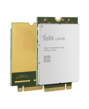 The LN920 from Telit is suitable for private and public LTE applications.