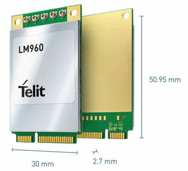 Telit LM960A18 LTE Data Card - Efficient and Advanced Connectivity