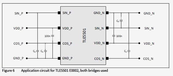 TLE5501 E0002 Application Diagram