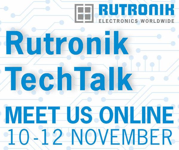 Educate - Inspire - Exchange: Rutronik TechTalk offers 360° insights into future markets at electronica virtual