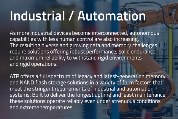 Target Application: Industrial / Automation