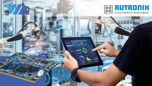 Now on the Rutronik line card: VIA Technologies, Inc. with system-on-modules, single board computers and edge AI systems based on MediaTek Genio processors.