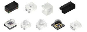 Example picture of ams OSRAM's IR:6 thin-film technology showing electronic components