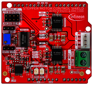 Stepper Motor Control Shield with IFX9201 and XMC1300