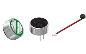 Figure 3: PUI Audio offers ECMs with solder pad, pin, or cable, with or without a plug.