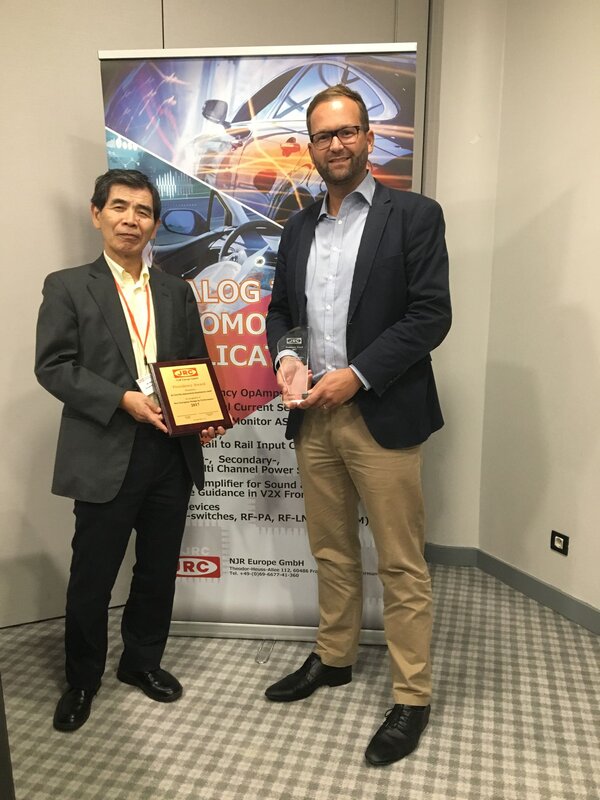  "New Japan Radio names Rutronik “Best-Performing European Design-In Distributor 2017”