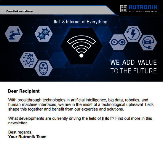 Newsletter Example Rutronik