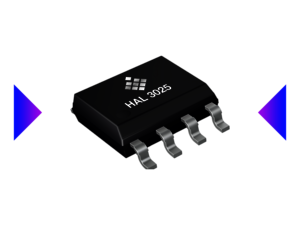 example picture TDK HAL 3025 sensor Example picture of the TDK HAL 3025, a 360° position sensor designed for high-speed motor control