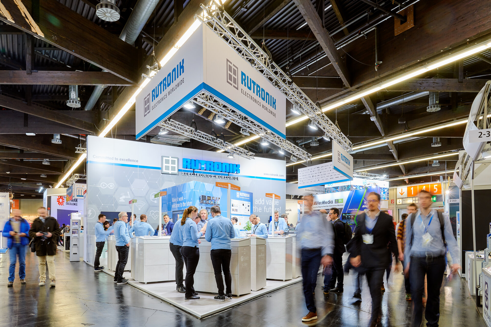 Rutronik booth at Embedded World 2023