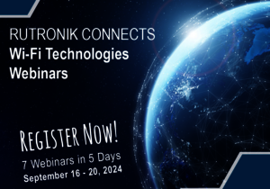 Webinars Rutronik connects: Wi-Fi Solutions