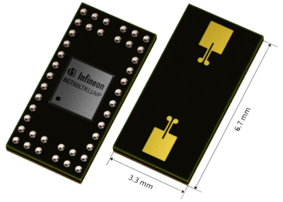 BGT60LTR11AIP -completely autonomous radar sensor 