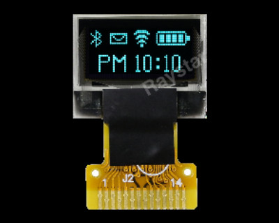 News: 0.49", 64x32 Micro OLED Display Module, Micro OLED Screen from Raystar available at Rutronik