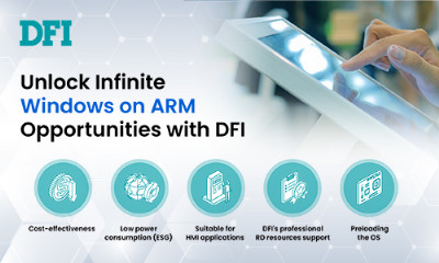 News: DFI demonstrates Windows on ARM Products on EW2024