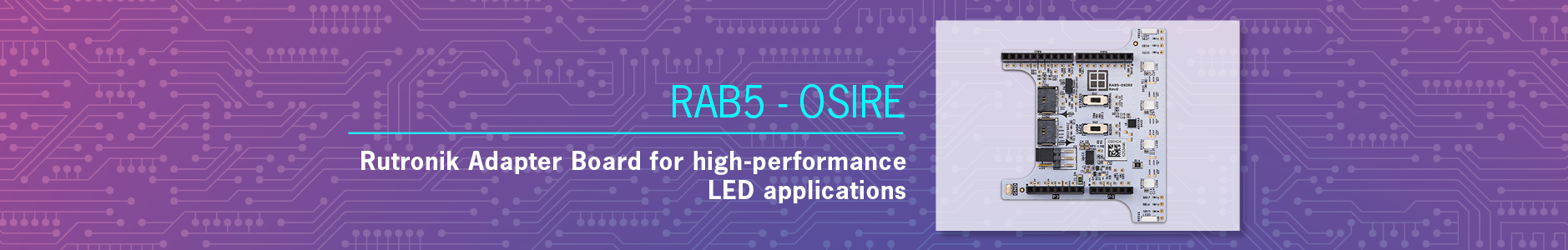 Rutronik Adapter Board – RAB5 OSIRE Rutronik Adapter Board – RAB5 OSIRE