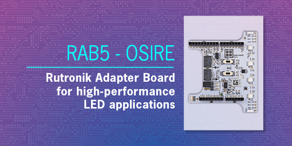 Rutronik Adapter Board – RAB5 OSIRE Rutronik Adapter Board – RAB5 OSIRE