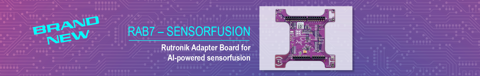 Rutronik Adapter Board - RAB7 SENSORFUSION Rutronik Adapter Board - RAB7 SENSORFUSION