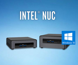 Intel NUC Boombox Promotional Banner